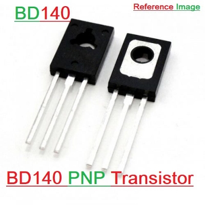 Picture of 5Pcs- BD140 BD-140 BD 140 PNP Transistor 80V 1.5A PNP Power Transistor TO-126 Bipolar Transistor IC Medium Power Silicon PNP Triode Transistor 3 Pin Leads
