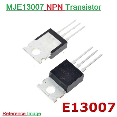 Picture of 2Pcs- MJE13007 E13007 13007 NPN Transistor 400V 8A 80W Electronic Power Transistor NPN Switches Mode Voltage Triode Transistor TO-220 3Pin Leads