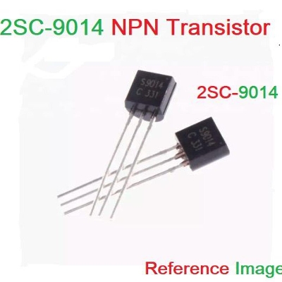Picture of 10Pcs- 9014 2SC9014 2SC-9014 C9014 NPN 50V 0.1A 0.6W Transistor TO-92 Package 3 Pin Leads Bipolar NPN Small Signal Transistor
