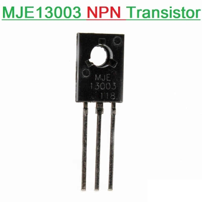 Picture of 5Pcs- MJE13003 E13003 13003 NPN Transistor 400V 4A 40W Electronic Power Transistor NPN Switch Mode Voltage Triode Transistor TO-126 3 Pin Leads