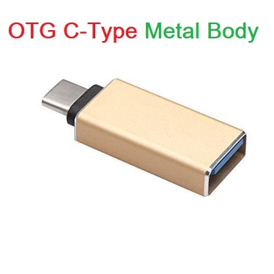 Picture of Type C OTG Metal Body Type-C Male Adapters To USB 3.0 Female Converter OTG Function USB 3.0 OTG Data Sync For Android Mobile Phone 