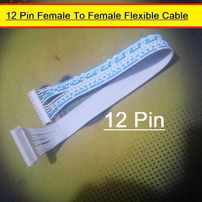 Picture of F-F 12Pin Female To Female 12 Pin Flexible 2.54mm Pitch JST XH Connector 27cm Wire With Cables For Projects Audio Video Sound Cables DIY