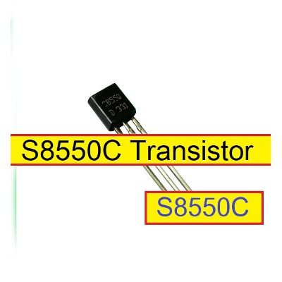 Picture of 10Pcs- 8550 S8550 S-8550 Transistor BJT PNP 40V 500mA PNP General Purpose Transistor TO-92 Package Bipolar Junctions Transistor 3 Pin Leads