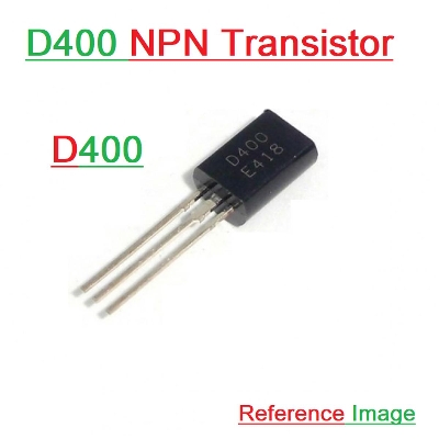 Picture of 10Pcs- D400 2SD400 2S-D400 400 NPN Transistor 25V 1A 0.9W Triode Transistor TO-92L Package Silicon NPN Low Frequency Power Transistor 3 Pin Leads