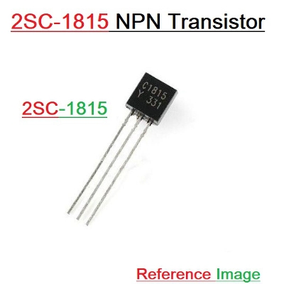 Picture of 20Pcs- C1815 2SC1815 2S-C1815 2SC 1815 NPN Transistor 50V 0.15A TO-92 Inline Triode Transistor Small Signal Bipolar BJT Transistor 3 Pin Leads