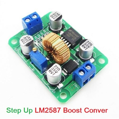 Picture of LM2587 2587 DC DC Step Up LM2587 BOOST Converter Adapters DC 3.5V-30V To 4V-30V 5A Adjustable Voltage Regulator Module Power Supply