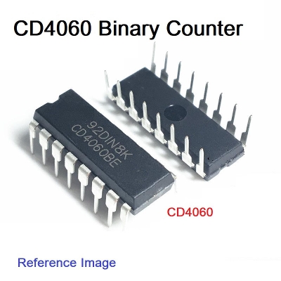 Picture of 2Pcs- CD4060 CD4060BE CD-4060 4060 DIP-16 Pin Package IC Breadboard Friendly Leads IC