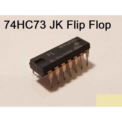 Picture of 2Pcs- 7473 SN74HC73N 74HC73 74LS73 IC Dual In Package DIP 14 Pin Leads IC Breadboard Friendly IC