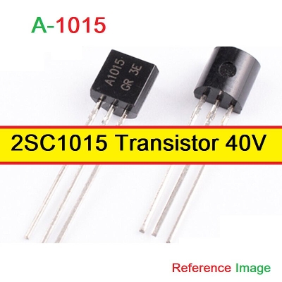 Picture of 20Pcs- C1015 2SC1015 2SC-1015 2SC 1015 PNP Transistor 50V 0.15A TO-92 Package PNP Transistor Triode IC Chip Silicon 3 Pin Leads Transistor
