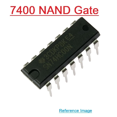 Picture of 2Pcs- 7400 SN74HC00N 74HC00 74LS00 NAND Gate Dual In Package DIP 14 Pin Leads IC 