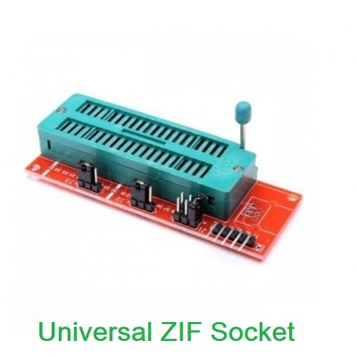 Picture of Universal ZIF Socket Breakout Board Circuit 2.54mm Pitch 40 Pins ZIF Socket Adapters For Electric Fittings Universal IC Test And Program 