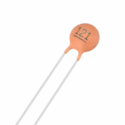 Picture of 25Pcs- 121 50V CERAMIC Capacitor Mini Ceramic Capacitor 120pF 50V 121 Ceramic Disc Capacitor Non-Polarized Through Hole 2 Pin Leads Connections Leg