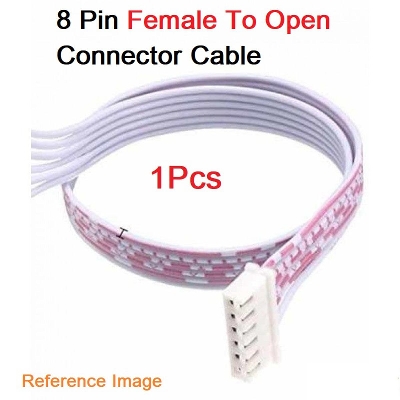 Picture of F-O 8Pin Female To Open 8 Pin 2.54mm Pitch JST XH Connector 27cm Wire With Cable For Electronics Engineering Projects Audio Video Sound Cables DIY