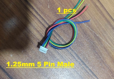 Picture of 1.25mm 5 Pin Cables With Female Connectors Plug & Socket Micro JST 1.25mm 5 Pin 