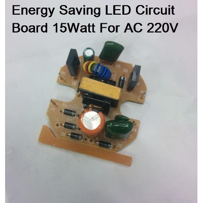 Picture of ENERGY LIGHT DRIVER AC 220V 15W Energy Light Driver Circuit Board For 15 Watt Energy Light Chip Board Assembly Purpose DIY Electrical Trade Tools & Testers