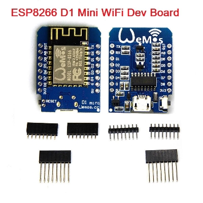 Picture of D1 Development Board D1 Mini ESP8266 Micro USB 3.3V Based On ESP-8266EX 11 Digital Pin Leads Internet of Things Lua Bluetooth D1 Mini Module Board - Multi Plug - Multi Plug