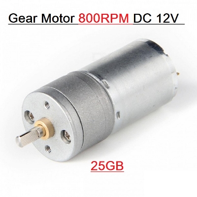 Picture of 25GA370 800RPM GEAR MOTOR 12V 800RPM 25GA370 Low Speed High Torque DC 12V Gear Motor Micro Gear Boxed Motor For Robot Car Toy 3D Printers Parts 