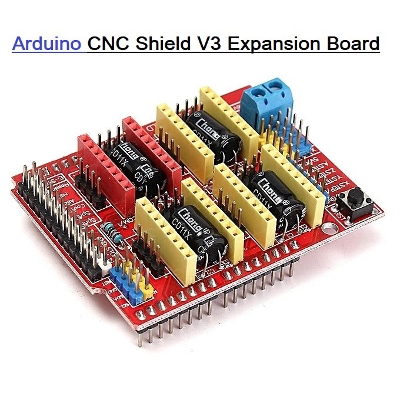 Picture of V3 Shield  Arduino Compatible CNC Shield V3 For DC Motor Driver Engraving Machine 3D Printers A4988 Driver Expansion Board 