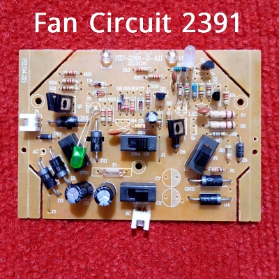 Picture of 2391 Charger FAN Circuit, DC 6V Light Fan Charger Circuit