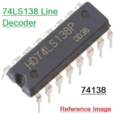 Picture of 2Pcs- 74138 SN74HC138N 74HC138 74LS138 DIP 16 Pin Leads IC Dual In Package 16Pin Leads IC Breadboard Friendly IC