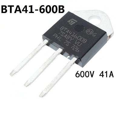 Picture of MEDIUM CLASS BTA41 BTA41-600B 600V 40A Industrial TRIAC Thyristors IC Power TRIAC Thyristor IC 3 Pin Leads