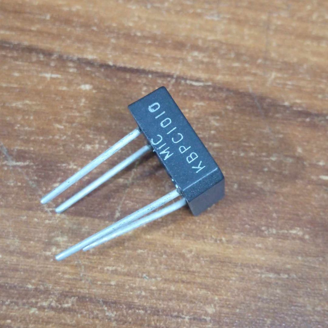 Picture of KBPC1010 1010 KB10-10 Full Wave Bridge Rectifier 10A 1000V 4Pin Leads Silicon Bridge Rectifier Diode