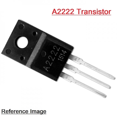 Picture of A2222 2SA2222 2222 PNP Transistor 50V 10A 2W Bipolar Power Transistor TO-220 Silicon Transistor 3 Pin Leads