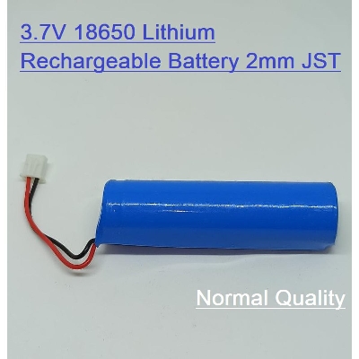 Picture of NORMAL Quality JST Cables With 3.7V 18650 Lithium Rechargeable Battery With 2mm JST & Cable For LED Flashlights Power Bank AC DC LED Lights 