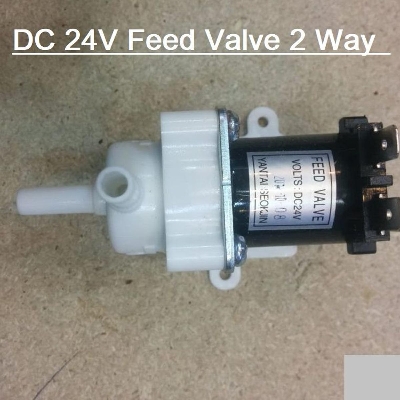 Picture of 24V FEED VALVE DC 24V Solenoid Water Valve 1/4″ Inch Diameter DC 24V 1/4″ Inlet Feed Water Electric Solenoid Valve N/C Normally Closed Valves