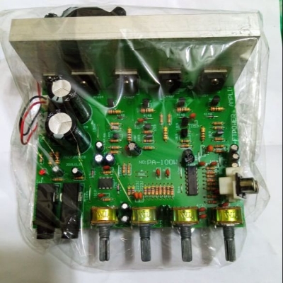 Picture of 4 Transistor Board DX2.1 DX-2.1 Large Power AC 18-24V Digital Audio 100W+100W Dual Subwoofer Power Amplifier Board 4 Channel Hi-Fi Home Entertainment Stereo Amplifiers