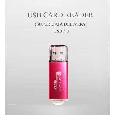 Picture of Card Reader METAL BODY Mini SD Memory CARD READER For USB Devices Computer Laptop Notebook PC Desktop MP3 MP5 Player Audio Video Player