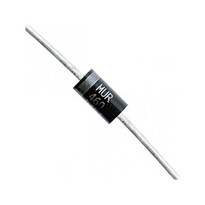 Picture of 5Pcs- MUR460 MUR-460 Recovery Rectifier Diode 4A 600V DO-201AD DO-27 Package 2 Pin Leads Axial Diodes