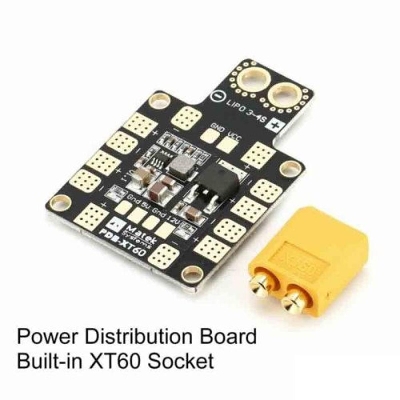 Picture of PDB-XT60 PDB XT60 Power Distribution Board Mini Power Distribution Board 5V 12V Dual Way With Cables Connectors