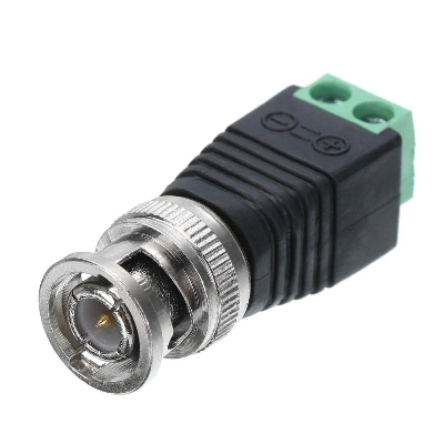 Picture of BNC 2Pin FEMALE Connector Network Terminal BNC Female Cables 2 Pin Connector Socket Barrel Type