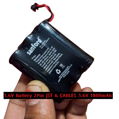 Picture of 3.6V Battery 2Pin JST & CABLES 3.6V 1800mAh Rechargeable Battery AAx3 Rechargeable Battery 3.6V For 14500 Battery AA Battery