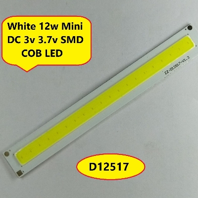 Picture of D12517 WHITE Color 12W Mini LED DC 3V 3.7V White LED SMD Strip COB Bead Chip For Bulb Light Lamp Car Light Source 12 Watt DIY LED Light Bulbs