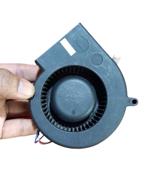 Picture of 100mm BLOWER FAN 12V Cooling Blower Fan DC 12V Fan 100x33mm 0.4A 12V Radial Turbine Blower Exhaust Fans 10033 With Short Cables For Heatsinks Radiator Cooler Mini Fans