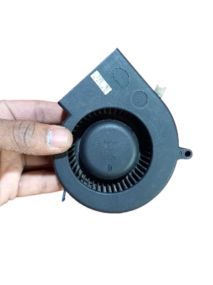 Picture of 100mm BLOWER FAN 12V Cooling Blower Fan DC 12V Fan 100x33mm 0.4A 12V Radial Turbine Blower Exhaust Fans 10033 With Short Cables For Heatsinks Radiator Cooler Mini Fans
