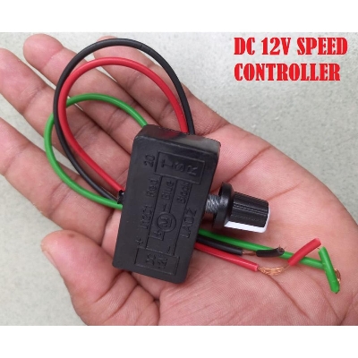 Picture of 12V VOLTGE REGULATOR Motor SPEED CONTROLLER Universal Motor Speed Controller DC 12V Voltage Regulator Motor Driver Control Module For DC Water Pump Switches