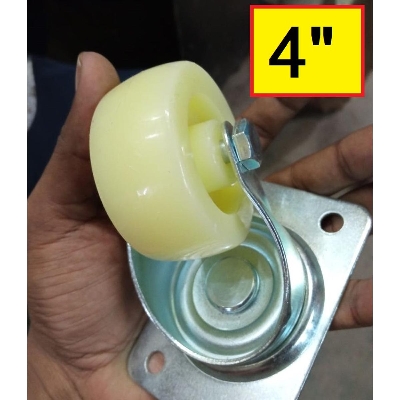 Picture of Nylon 4 Inches Caster Wheel Without Bearing & Without Lock