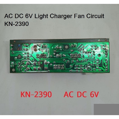 Picture of KN-2390 2390 Charger FAN Circuit DC 6V Light Fan Charger Circuit Charging Control Mini Fan Circuit Board For AC DC Charger Fans