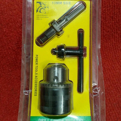 Picture of 13mm CHUCK Rotary Hammer Drill Chuck Adapters 1.5-13mm 1/2" 20UNF Thread With SDS Plus Quick Change Drill Chuck Adapter SDS Plus Shank With Wrench Tools Sets