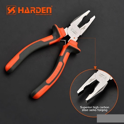 Picture of Professional 6" Inch 160mm Multi Functional Combination Pliers With Anti Slip Gripping Jaws Handle Fine Carbon Steel Heavy Duty Side Cutting Combination Pliers Tools Sets 