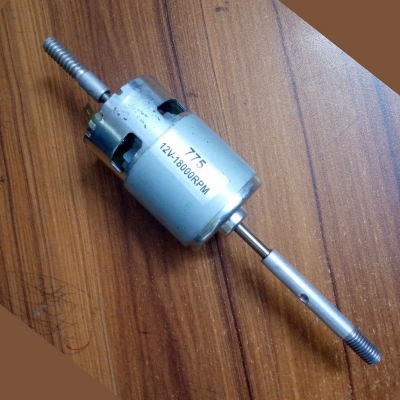 Picture of 775 12V METAL LONG SHAFT MOTOR 8mm Shaft 12V Charger Fans DC Motor DC 12V Volt Metal Long Shaft Copper Magnetic Motor For DC Mini Charger Fans Motors