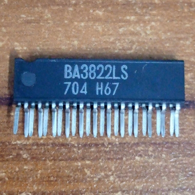 Picture of BA3822 BA3822LS BA3822L BA-3822 3822 SQL-24 IC 24Pin Leads 5-Channel Stereo Graphic Equalizer IC Home Entertainment & Audio Power Amplifiers 
