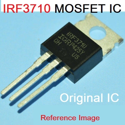 Picture of A CLASS IRF3710 IRF 3710 100V 57A 200W TO-220 N-Channel Power MOSFET 3 Pin Leads IC Power Transistor MOSFET IC 