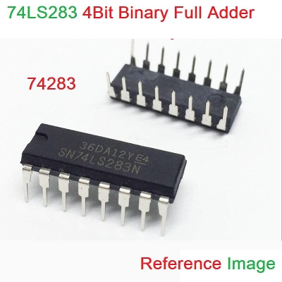 Picture of 2Pcs-74283 SN74HC283N 74HC283 74LS283 DIP 16 Pin Leads IC Dual In Line Package 