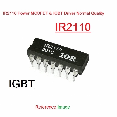 Picture of CHINESE IC IR2110 IR-2110 2110 2.5A 10V 20V Power MOSFET & IGBT MOS Gate Driver Voltage Rectifier DIP-14 14 Pin Leads Dual In Line Package Chip - Multi Plug