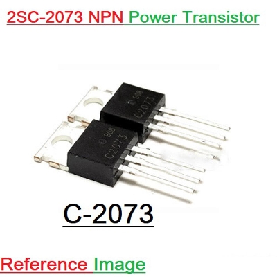 Picture of 2Pcs- C2073 2SC2073 2SC 2073 NPN Transistor 150V 1.5A 25W Silicon Plastic Bipolar Power Transistor TO-220 General Purpose Amplifier 3Pin Leads 