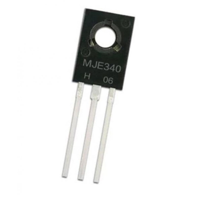 Picture of 3Pcs- MJE340 MJE 340 E340 NPN Transistor 300V 5A 20W Electronic Power Transistor NPN Switch Mode Triode Bipolar Transistor TO-126 Package 3Pin Leads 